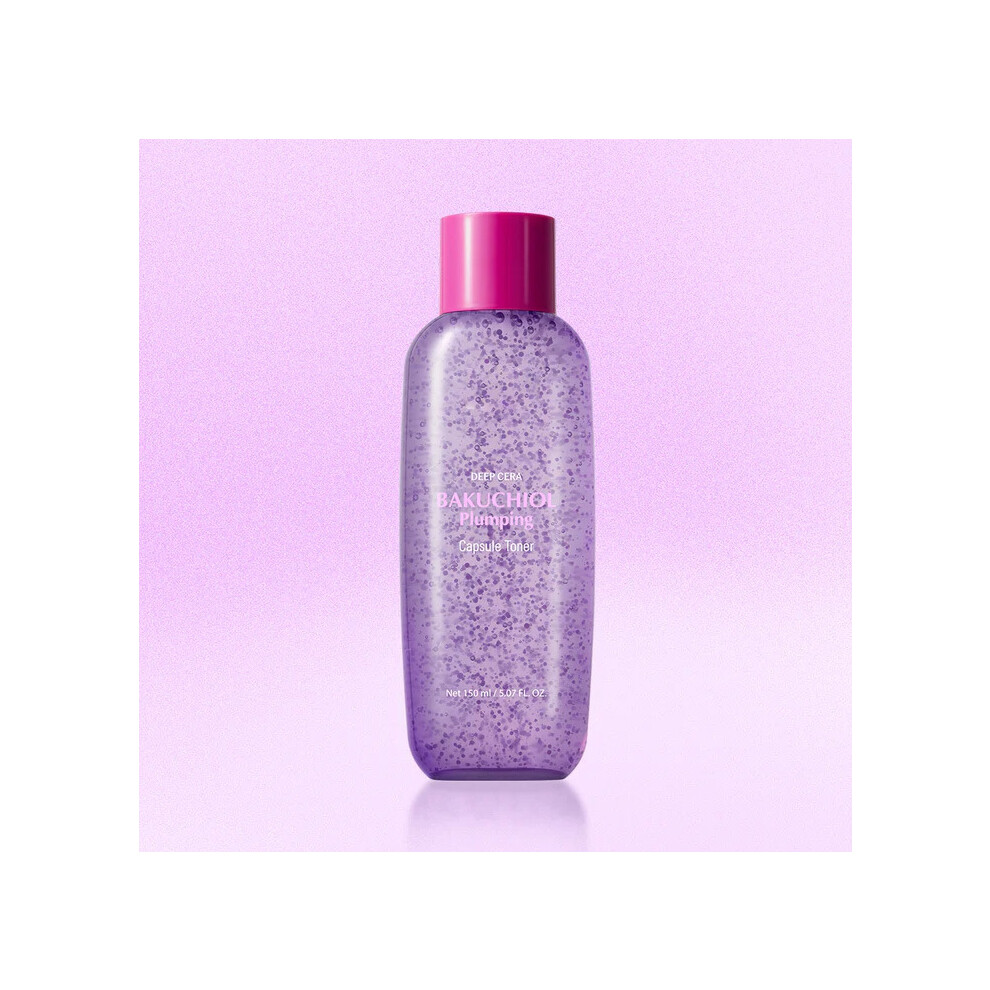 Bakuchiol Plumping Toner, Retinol Alternative for Sensitive Skin 150ml