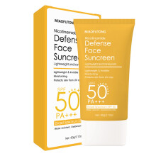Loción facial con protector solar de niacinamida, hidratante, refrescante y no grasa con protección UV.