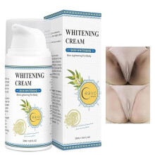 Creme clareador de pele com niacinamida e vitamina C, para áreas íntimas e corporais, 30ml
