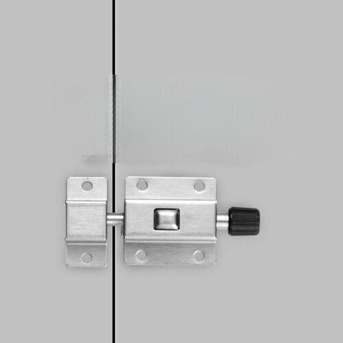 2 pcs Spring Bolts, Automatic Sliding Latch, Stainless Steel Sliding Spring Bolt, With Screws 1
