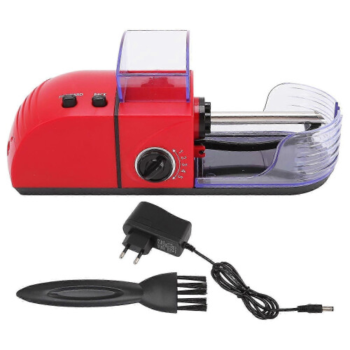 Electric Automatic Cigarette Rolling Machine 8mm Automatic Cigarette Injector Machine 110240V EU Red 1