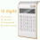 Calculator, Slim Elegant Design, Office/home Electronics, Dual Powered Desktop Calculator, Solar Power, 10 Digits, Tilted Lcd Display, Inc 2