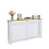 (152x20x83Hcm ) Vertical White Radiator Cover 4