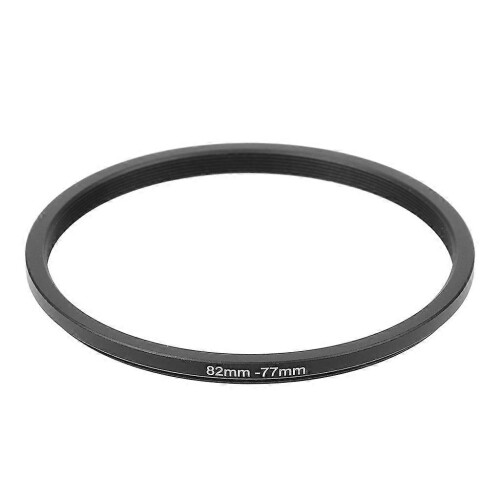 82mm To 77mm Metal Step Down Rings Lens Adapter Filter Camera Tool Accessory New Black