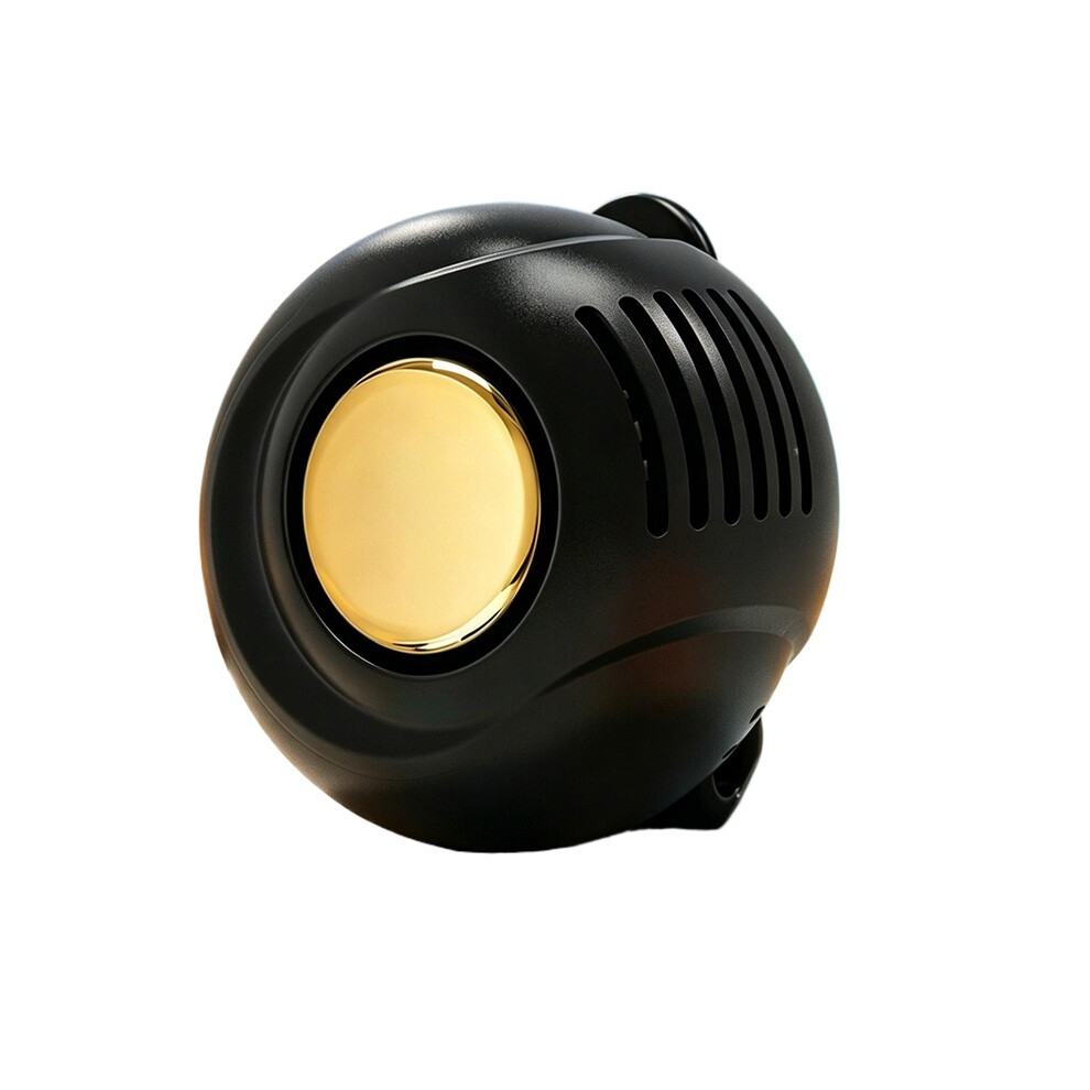 (Black) Portable Fan Clip On 3 Speed 360 Degree Rotatable Silent Cooling Device Personal Bladeless Neck Fan 7028997480394