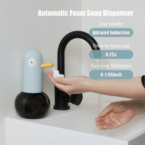 400mL Duck Shaped Automatic Foam Soap Dispenser Touchless Foaming Soap Dispenser USB Rechargeable De 2