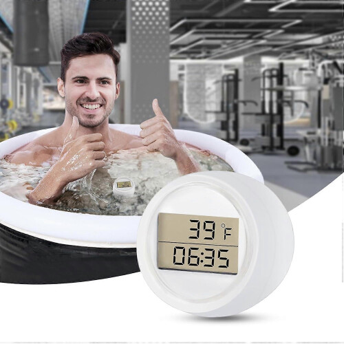 Ice Bath Thermometer Timer, Ice Bath Floating Thermometer And Timer Alarm