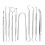 Σετ 10 τεμαχίων από ανοξείδωτο ατσάλι για οδοντιατρικά εργαλεία Spot Dental Tools, σ 2