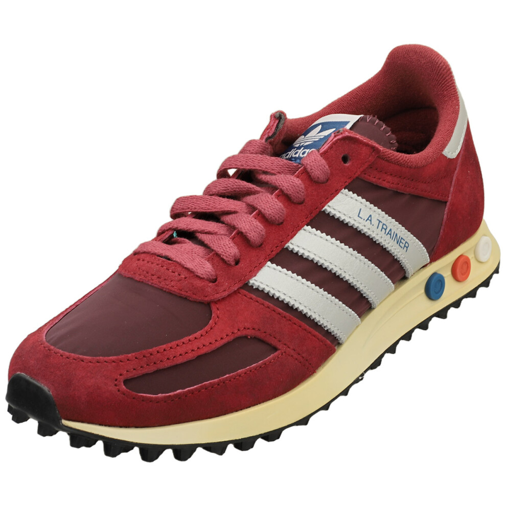 Adidas La Trainer Og Mens Fashion Trainers In Maroon - 8.5 Uk