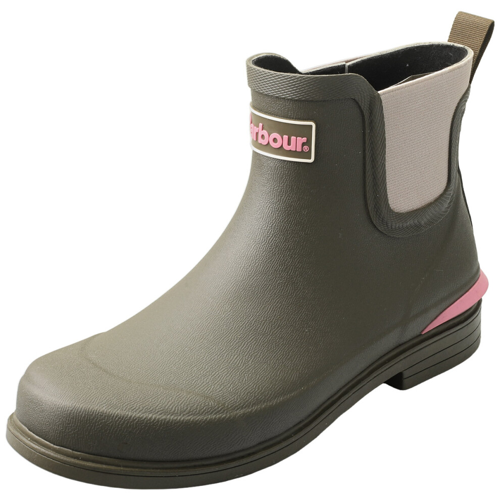 Barbour (5) Abbeyfield Womens Wellington Boots In Olive
