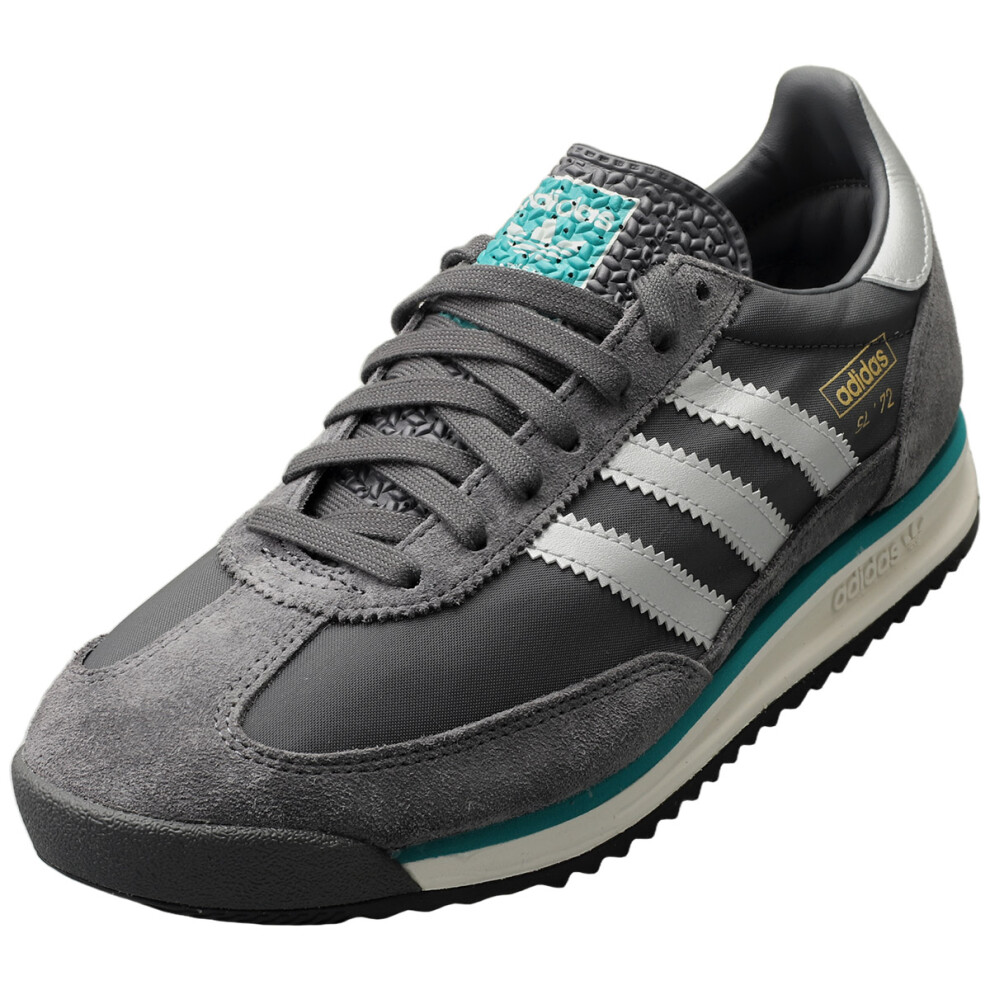 Adidas (8.5) Sl 72 Rs Mens Fashion Trainers In Green Silver Green,Silver
