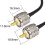 Πακέτο με 2 καλώδια κεραίας ραδιοφώνου CB 50cm PL259 UHF αρσενικό σε αρσενικό RG58 ομο 4