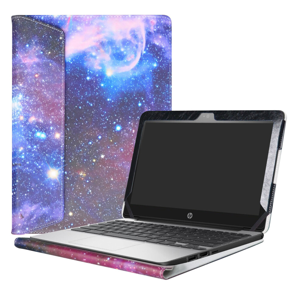 Alapmk Protective Case Cover For 11.6" Hp Chromebook 11 G5 Ee / G4 / G3 / G2 / G4 Ee / 11-2000 Series Laptop,Galaxy 643824677340