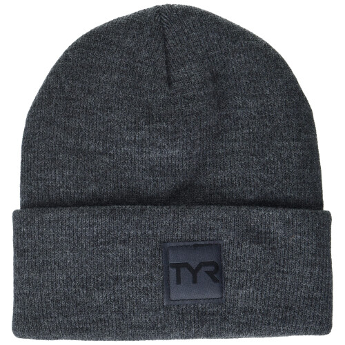 TYR TYR Unisex Insulated Cuffed Beanie Hat, Heather Grey, One Size