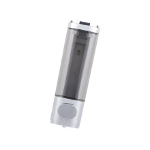 Modern Adhesive Wall Mount Soap Dispenser 300ml ABS-Silver