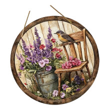 Wooden Welcome Sign with Cowboy Hat Design For Home Entrance-1
