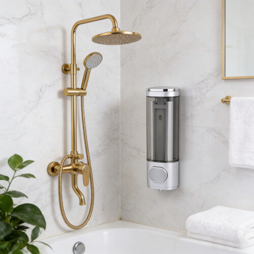 Hotel Style Soap Dispenser 300ml Tool complimentary-Black 2