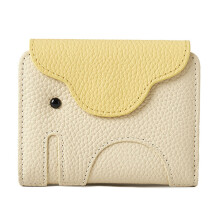 Credit Card Holder 12 Slots Grains Leather Card Cases-White