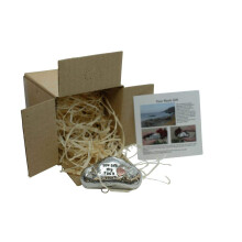 You Are My Rock - Copper Anniversary Solid Metal Rock With Copper Heart Inlay - 7th Anniversary