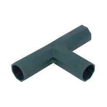 10Pcs 3 Way T Tpye 16mm Heavy Duty PVC Pipe Fitting Build Heavy Duty Greenhouse Frame Furniture Connectors Tent Connection