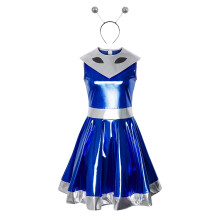 Alien Costume Accessories Alien Headband and Metallic-Blue S