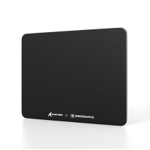 ATTACK SHARK CM05SE Tempered Glass Gaming Mouse Pad, Ultra-Smooth Surface, 9H Tempered Glass, 16.14 * 12.2 * 0.2inch, Impact Resistant, Low Surface