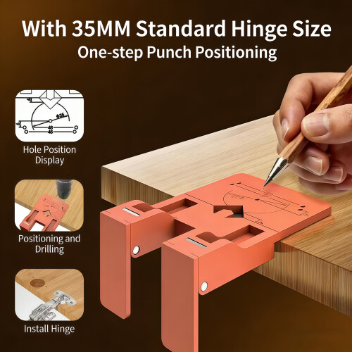 Easy To Use Hinge Installation Tool For Flush Mounting-1 piece 1