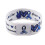 Dehnbares Delfin-Armband mit Blumenmuster, verstellbare-32 1