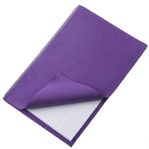 Professional Multilayer Silver Polishing Rag Silver-deepPurple