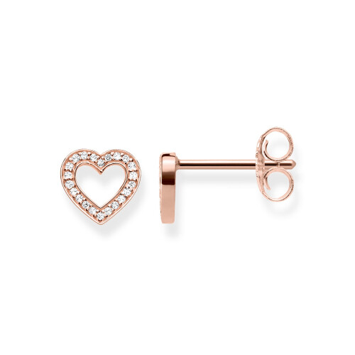 Thomas Sabo Thomas Sabo ear studs hearts large gold-plated silver H1945-416-14