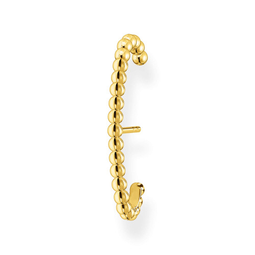 Thomas Sabo THOMAS SABO Single ear stud dots gold 925 Sterling Silver, 18k Yellow Gold Plating