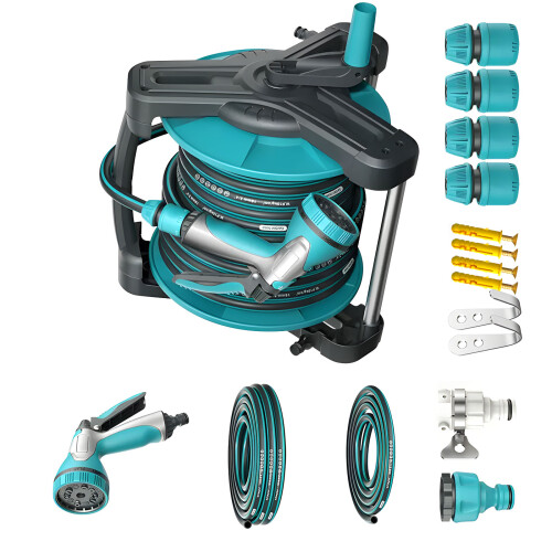 Permanent Garden Hose Attachment With variable Jet For-15