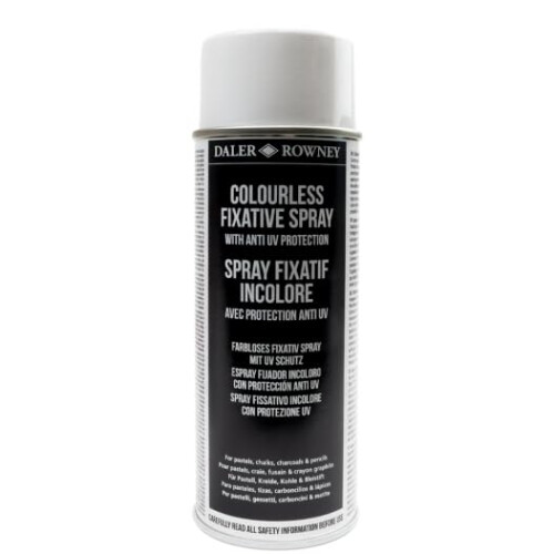 Daler-Rowney Fixative Spray, Aerosol Can, 13.52oz - 400 ml, Perfix/Pastel Colourless Fixative
