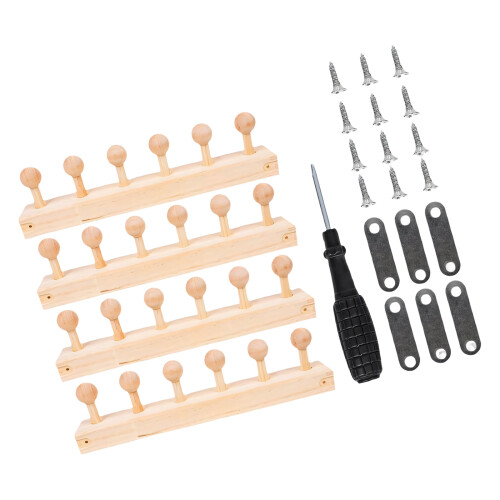 Multipurpose Weaving Frame Tool Easy Assembly Wood Knitting
