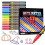 12Pcs Assorted Pastel Highlighters Friendly Design Smooth Ink 4