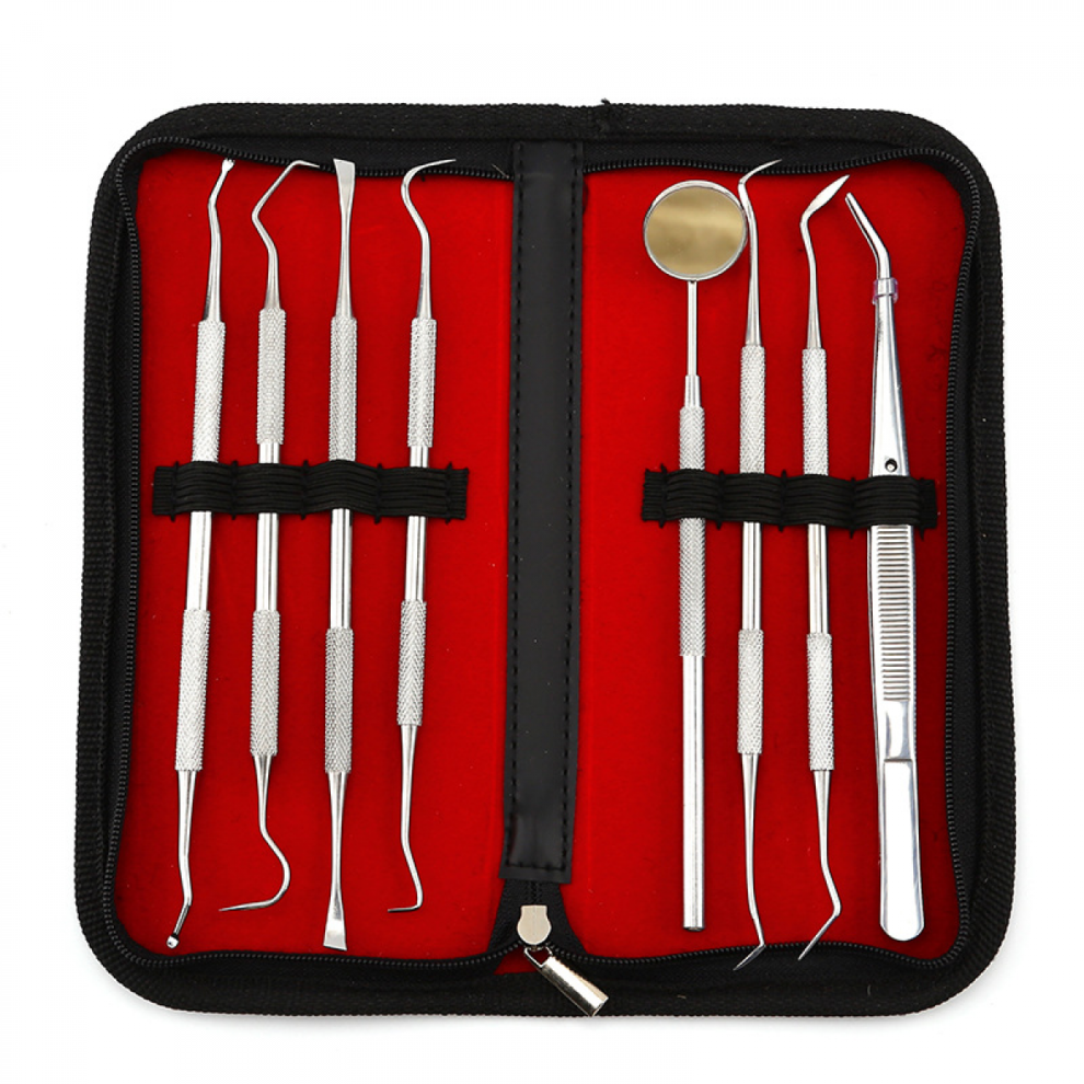 8er tartar remover dental care set dental set dental/dentist instrument tooth cleaning tooth probe tooth cleaning set dental care tart