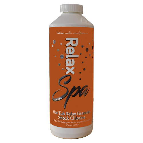 1kg Relax Spa Shock Chlorine Granules