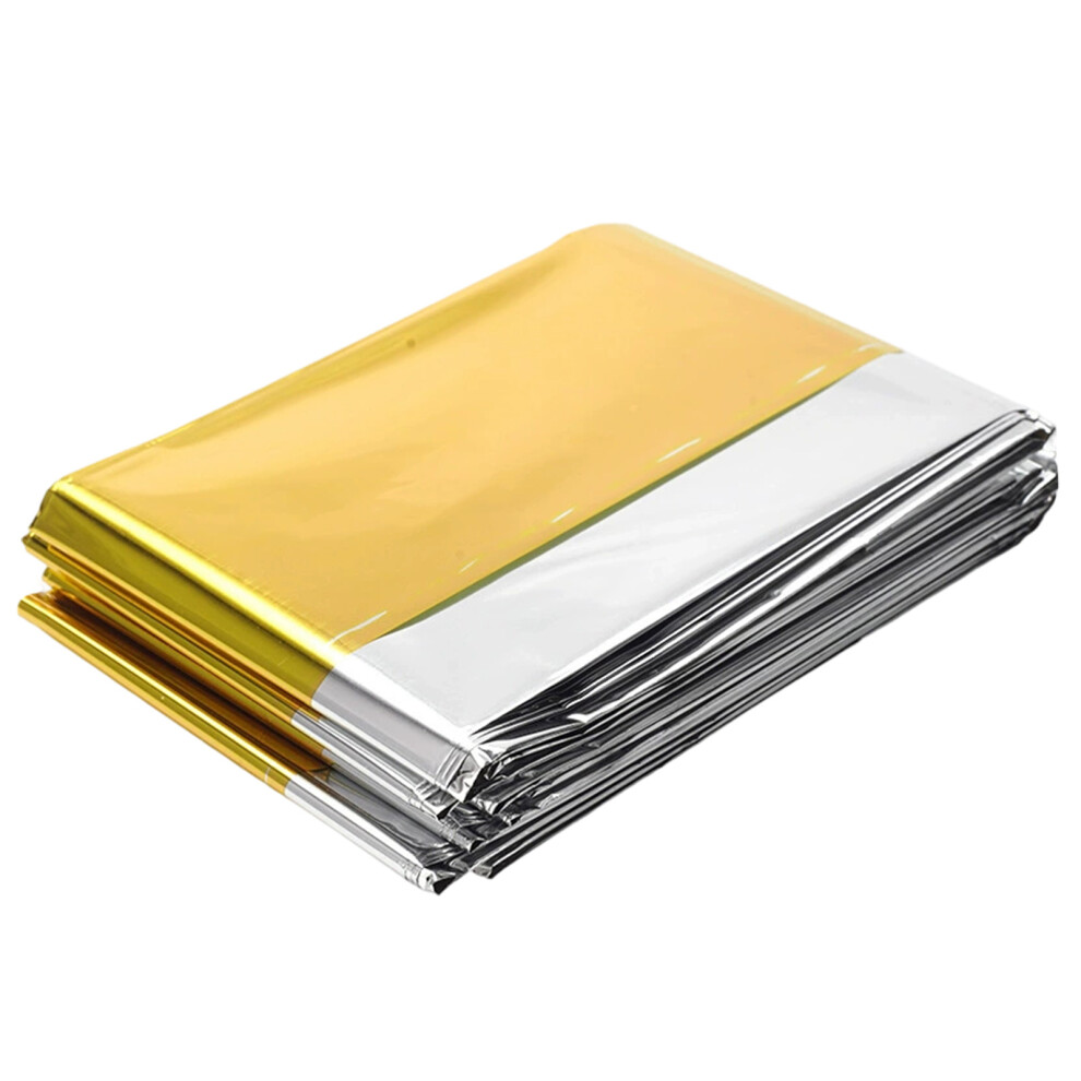 Emergency Thermal Blanket Outdoor Survival-160X210cm Gold
