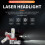2Pcs Bright H11 LED Headlight Bulbs Automotive LED Lamp Easy 2