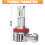 2Pcs Bright H11 LED Headlight Bulbs Automotive LED Lamp Easy 3
