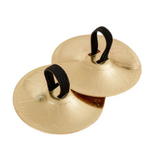 1 paire métal ventre fer danse doigt cymbale métal danse-Or