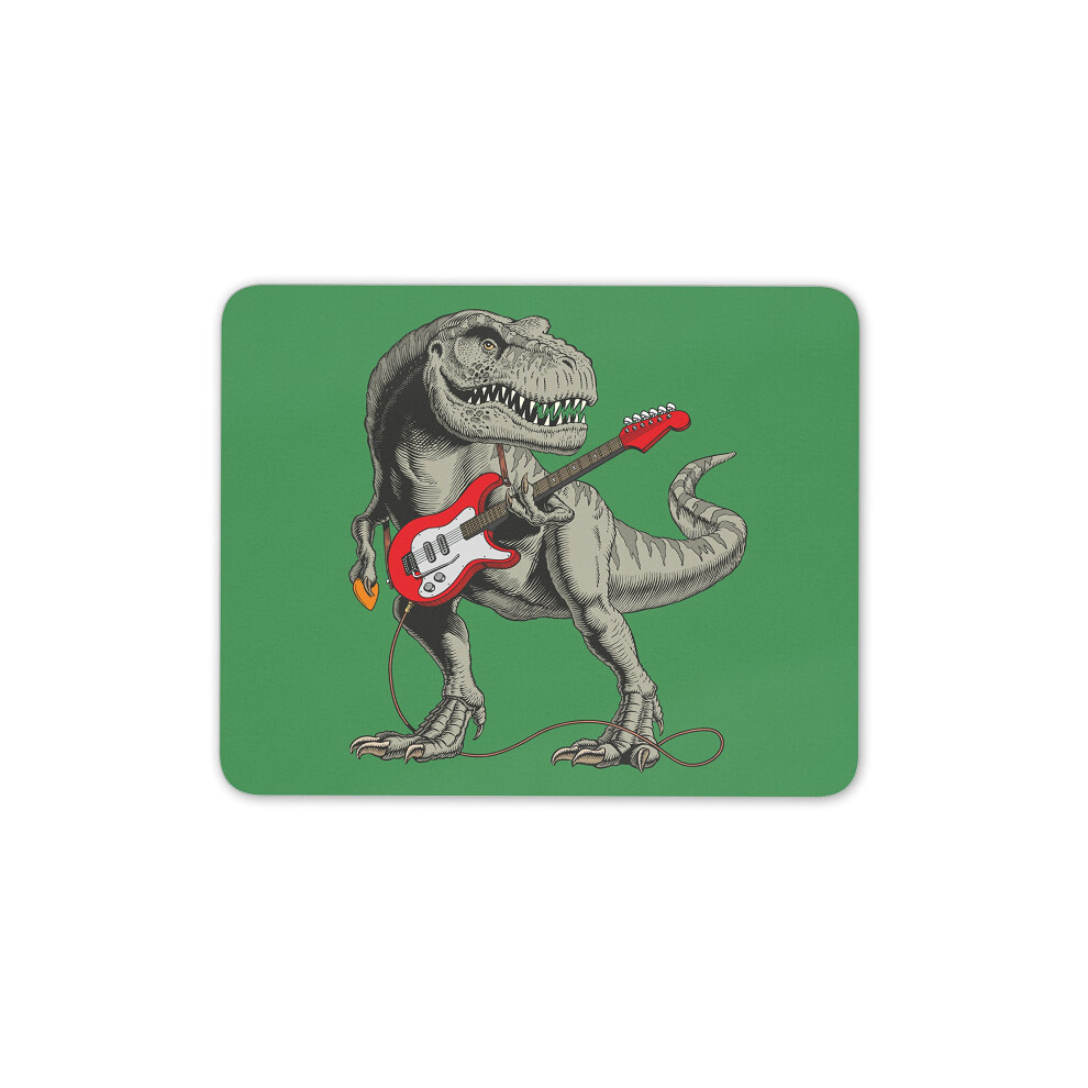 Destination Vinyl Ltd Guitar T-Rex Dinosaur Mouse Mat Pad - Office Secret Santa Computer #13283 7625914375841