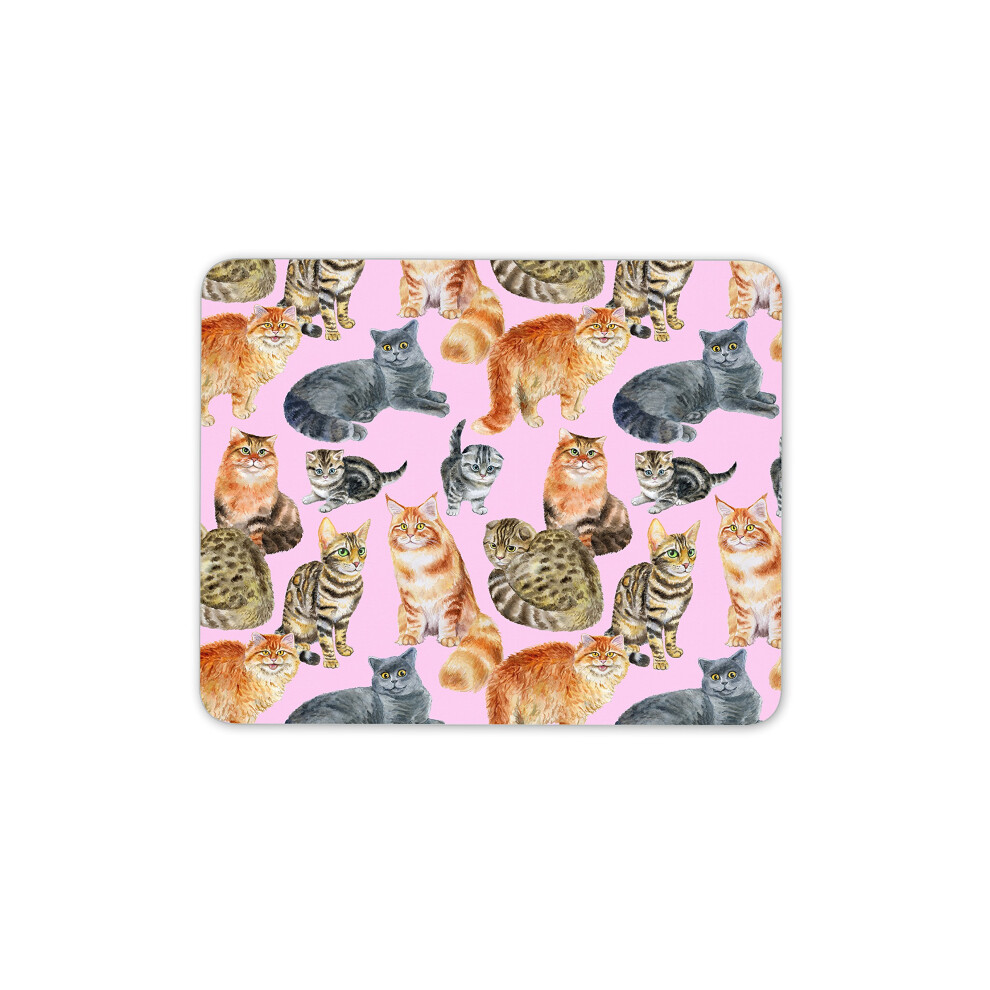 Destination Vinyl Ltd Cute Cat Pattern Mouse Mat Pad - Cats Kittens Mum Sister Pc Computer #8374 7625912431334