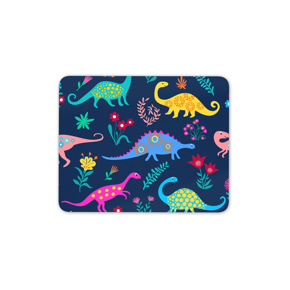 Destination Vinyl Ltd Pretty Flower Dinosaurs Mouse Mat Pad - Teen Girls Fun Computer #14755 7625846770585