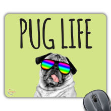 Coralgraph Inc CP315 Pug Life Novelty Gift Printed PC Laptop Computer Mouse Mat Pad