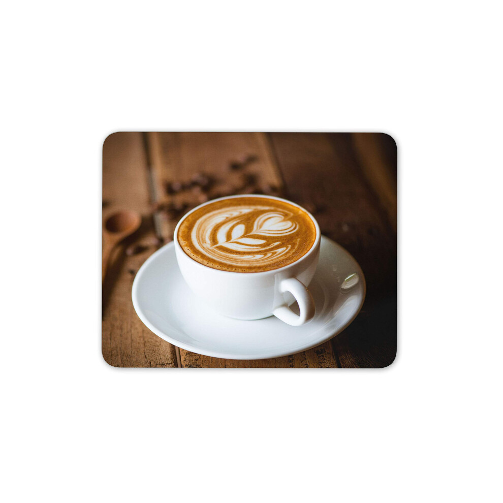 Destination Vinyl Ltd Cute Coffee Mouse Mat Pad - Latte Mocha Cappuccino Tea Cafe Computer #12426 7625939029064