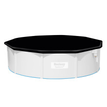 Bestway | Round Pool Cover for Above Ground Pools ,4.57m x 4.88m, Black
