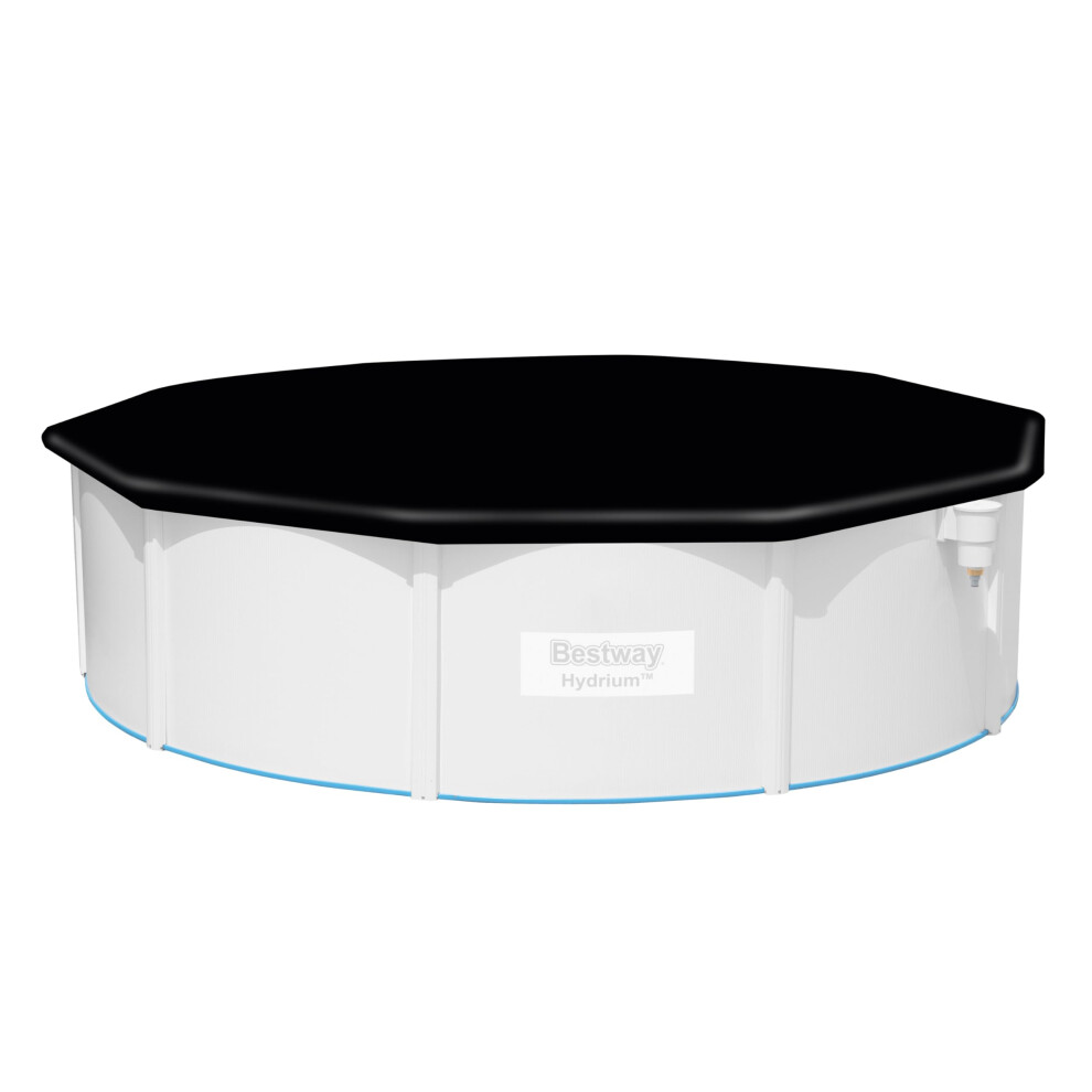Bestway | Round Pool Cover For Above Ground Pools ,4.57M X 4.88M, Black