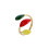 (Gold + Color) Adjustable Leaf Ring, Stainless Steel 1
