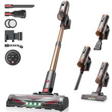 Proscenic P11 Ultra Cordless Vacuum Cleaner, 500W/45Kpa 45Min Self-Standing Hoover Cordless Powerful, Stick Vacuum with Wall Mount, Anti-Tangled